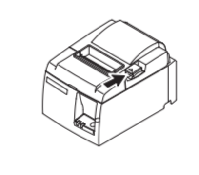 Printer eject button