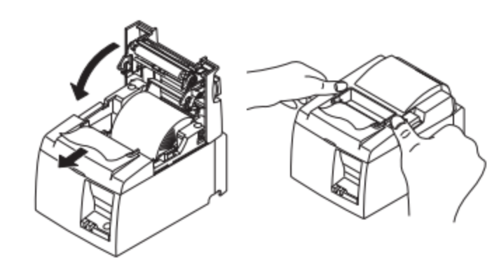 Close the printer cover