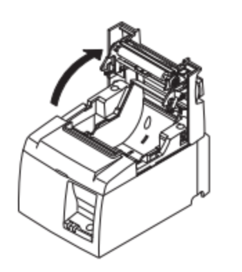 Open the printer cover
